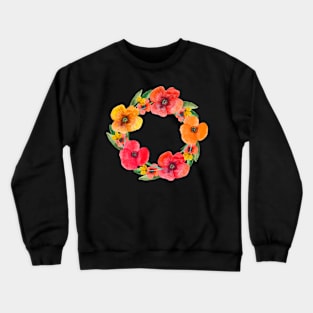 flower wreath Crewneck Sweatshirt